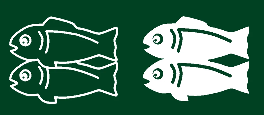 black and white logo